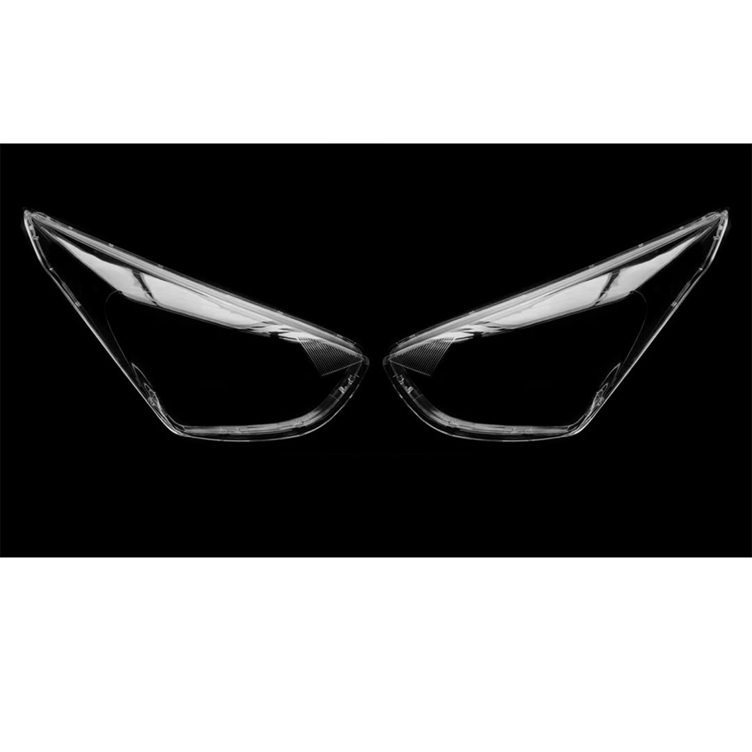 Oulesh Headlight Lens Cover for Hyundai EON 2014-2017, 1pair Car Front Headlight Cover Transparent Lampshade Clear Headlamp Shell