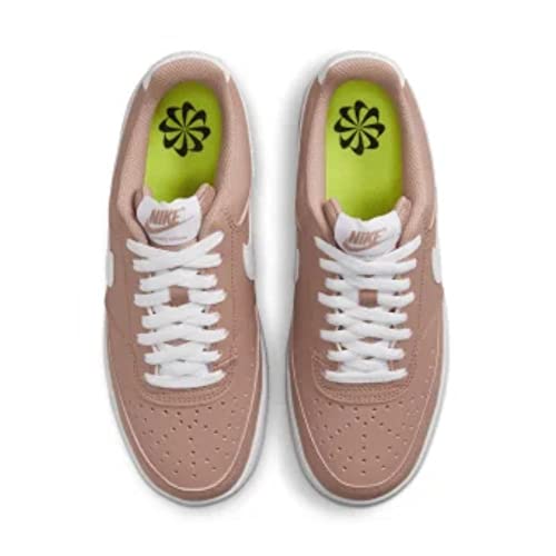 Image of Nike Womens W Court Vision Lo Nn Rose Whisper /White-Volt-Black Running Shoe - 3.5 UK (DH3158-600)