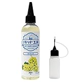 プルプラ 国産 電子タバコリキッド VAPE(ベイプ)リキッド 大容量 120ml 便利な目盛付きボトル ニードルボトル 10ml付き (マスカット)