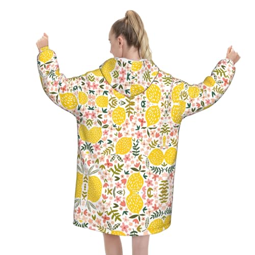 Couverture à capuche oversize contre le froid pull flanelle doux - 6