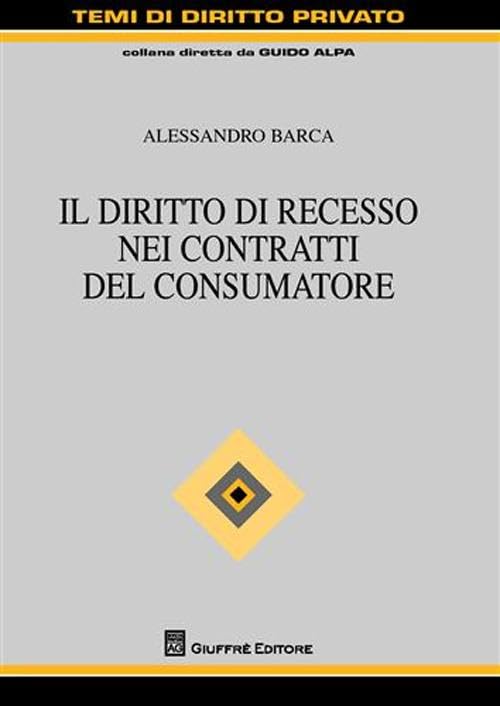 Diritto Di Recesso Nei Contratti Del Consumatore