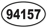 US Decal, Inc. Number 94157 Oval Sticker