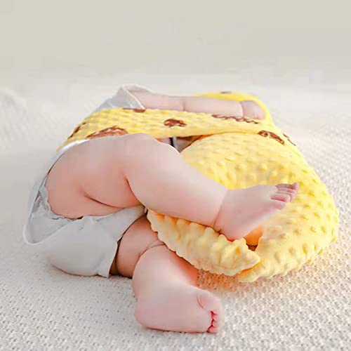 Baby Anti Roll Side Sleep Pillow Multi-Functional Non Milk Regurgitation Newborn Soothing Exhaust Pillow Accompany Sleeping Hug Pillow For Unisex Infants Comfy Bedding Bolster With Fixing Belt #TOP7