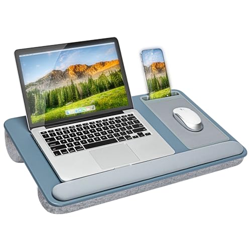 Image of LAPGEAR Home Office Pro Lap Desk - Slate Blue, Fits 15.6 inch Laptops