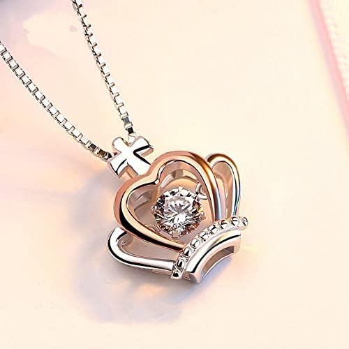 Couples Gifts Necklace To My Soulmate Necklace Birthday Christmas Jewelry Romantic Gifts For My Wife with Message Card Box Personalized Gift Present Pendant for Future Wife Soulmate Girlfriend - Image 5