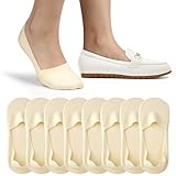 WISVOOO No Show Socks for Women Thin Ice Silk Non-Slip Loafers Footies Socks 2/4/6 Pairs