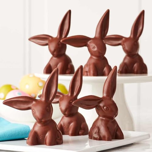 Milk Chocolate Easter Bunnies, 6pc
