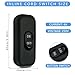 Inline Cord Switch, Inline Switch, 3 Pack In Line Switches for Cords, Lamp Cords Switches, On/Off Inlines Power Switchs 250V 6A, for Bedroom Table Lamp Desk Halloween Christmas LED Lights Parts, Black