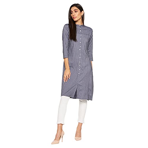 Image of CAMEY Women Striped Cotton Dress
