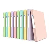Oxford Urban A4 Ablagebox 10er Pack, Dokumentenbox 24x32 cm, 25 mm Rücken, Pastellfarben, Polypropylen, Gummibandverschluss – Büro, Homeoffice & Unterwegs