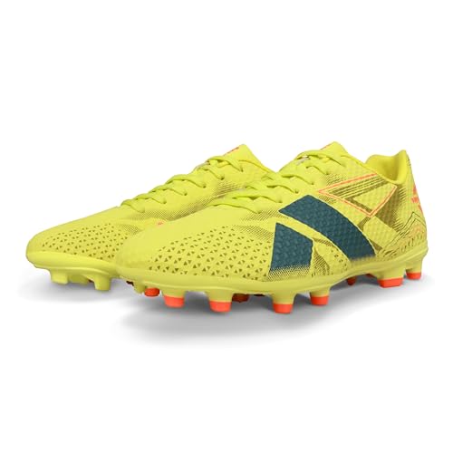 Image of Nivia Catalyst Football Studs for Men, TPU with 3D Texture Upper, Dual Color High Shear TPU Outsole, Lace‑Up Closure, Lightweight Training & Match Cleats