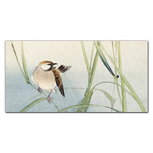 Impression sur verre acrylique haut de gamme 100x50 motif oiseau decoratif