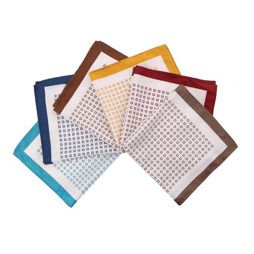 Mouchoir de poitrine costume homme petit carré soie imprimé