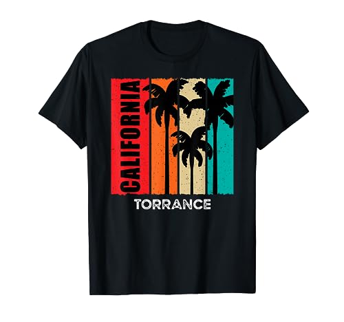 Vintage Retro Torrance CA Turista Nativo Estado de California Camiseta