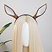 MOSTORY Deer Ears Headband for Women - Brown Antler Ear Headband for Adult Cosplay Outfit, Reindeer Ears Hairband for Photo Shoot Renaissance Renfaire Costume Party (Detachable)
