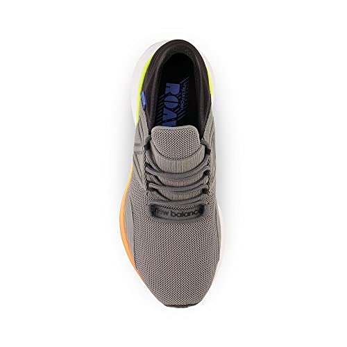 Image of New Balance Kid's Fresh Foam Roav V1 Lace-up Running Shoe Running Shoe, Harbor Grey /Neon Dragonfly /Cosmic Pineapple, 6.5 Big Kid