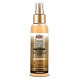 African Pride Black Castor Miracle Anti-Humidity Heat Protectant Spray - 400°F Heat Protection, Shie