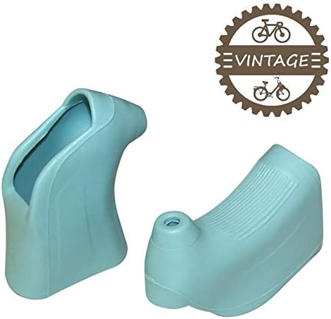 Brake Lever Hoods Celeste Green Bianchi Type Campagnolo MAFAC Shimano 600 Arabesque Bicycle Vintage Road