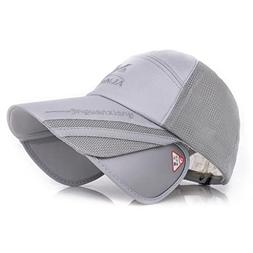 Gepnoo Bonés Esportivos Ao Ar Livre Ciclismo Corrida Pesca Bonés, Cinza