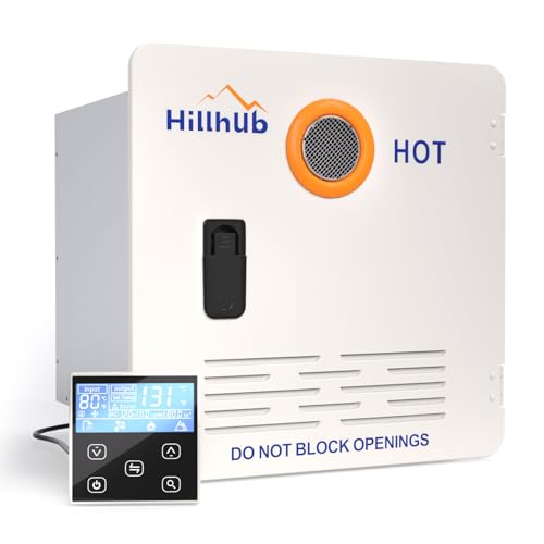 Image of RV Tankless Water Heater, Hillhub 3.9 GPM Instant Hot Water Heater for Camper & Motorhome, 65,000 BTU Propane On-Demand with Stable Flow for Outdoor Shower & RV Plumbing