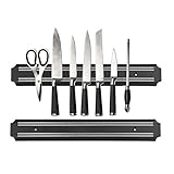 Magnetic Knife Strips, 15 Inch Magnetic Knife Storage Strip Holder, Multi-Purpose Knife Bar Block Magnet for Wall, Home Kitchen Utensil Holder, Magnetic Knife Rack Tool Organizer