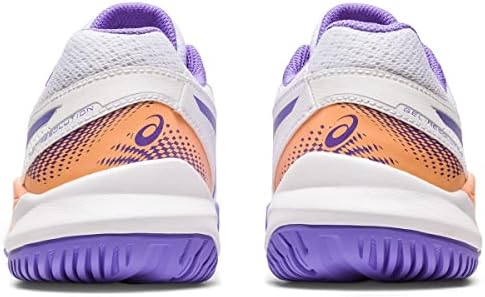 ASICS Kid's Gel-Resolution 9 Grade School Tennis Shoes, 7, White/Amethyst | Image 4