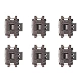 Hoite 6 piezas de interruptor de botón de encendido compatibles con la consola PS IV 1200, accesorios de repuesto para interruptor de encendido y apagado.