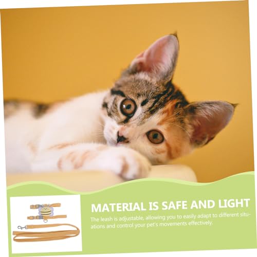 Harnais de laisse pour chat gilet pour de compagnie accessoire pour de marche