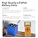3.2V 320AH LiFePO4 Battery Cells Prismatic Batteries Management Systems Grade A Lithium Iron Phosphate Cells UL 1642 Listed Battery 4 Pack DIY for Energy Storage Solar Systems,RV, Boat,Fish Finder