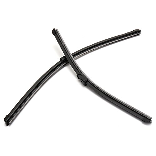 Image of Oshotto (O.E.M Type) Frameless Wiper Blades Compatible with Skoda Laura (24 inch / 19 inch)