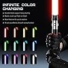 G4E Lightsaber with Bluetooth App, Smooth Swing, 16 Sound fonts, Infinite Colour Change, Motion Control. Upgraded RGB v3.0. Light Saber For Adults and Cosplay. (DV RGB (Duelling)) #2