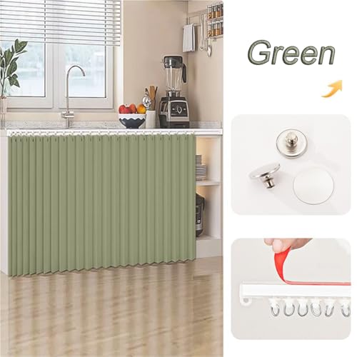 Stores pliants de placard vert pour harmoniser votre cuisine - 3