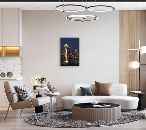 Tableau New York moderne 50x75cm avec cadre intérieur pour déco de chambre