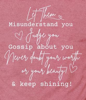 LBP Let Them Shirt for Women Mental Health T-Shirt Inspirational Tees Motivational Tops - Image 5