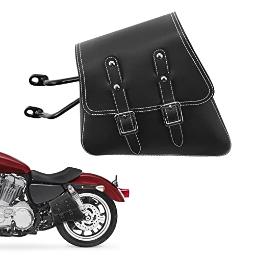 Alforja de Cuero para Moto Compatible con Harley Sportster XL8830 XL1200 2007-2023 miniatura 2