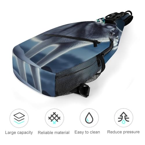 Morrales tipo sling para senderismo y uso casual miniatura 5