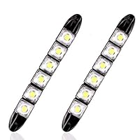 HEHEMM 6 LED Flexible 12V Auto Truck Tagfahrlicht Signallampen DRL Auto Nebel Tagfahrlicht wasserdichte LED Autolichter