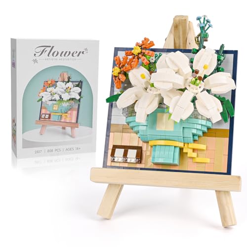 Puzzle plante 3D fleur de lys rose en bois de Robotime – La Petite Epicerie