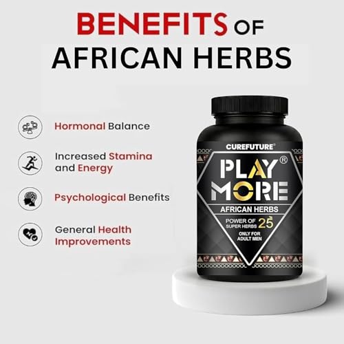 Image of Play More Powerful African Herbs Powder for Men - 150g | 25Natural Herbs Energy & Overall Wellbeing