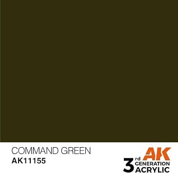 AK Interactive 3rd Gen Acrylic Command Green 17ml