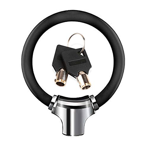 Amasawa Bike Lock, Portable Bicycle Disc Lock, Mini Security Bicycle Lock, with 2 Keys for Bicycle, for Mountain Bike Road Bike Commute Bike, Kid Bike