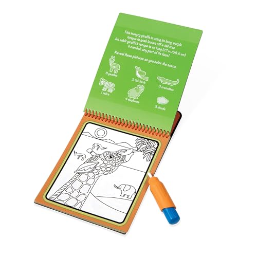 Image of Melissa & Doug On The Go Water Wow! Reusable Water-Reveal Activity Pad - Safari - FSC Certified