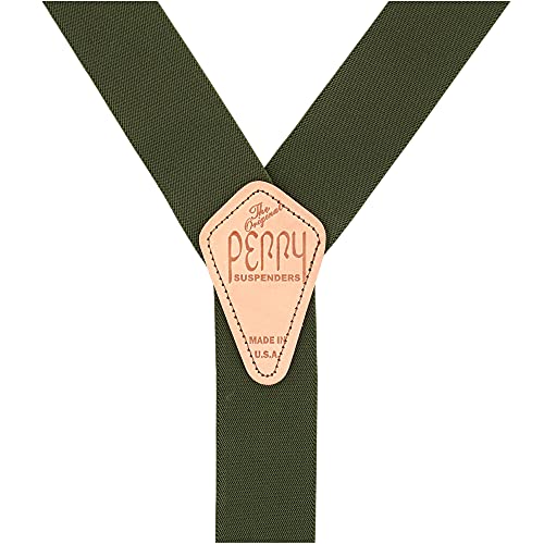 Perry Products Sn200 Men's Clip-On 2-In Suspenders(Regular, Od Green) #TOP1