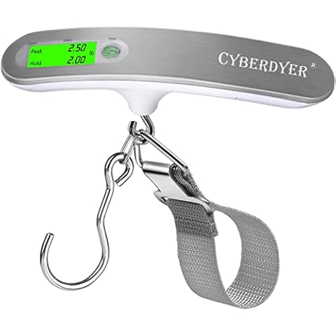 Luggage Scales for Suitcases 110 LB/50 KG Digital Travel Scales for Luggage Portable Weighing Scales with Backlit for Travel Fishing Shopping Postal Cover