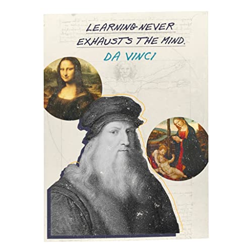 Affiche Learning Never Exhausts the Mind poster Da Vinci pour déco murale