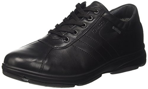 IGI&Co Ubagt 8710, Zapatos de Cordones Bajos. Hombre, Negro, 44 EU