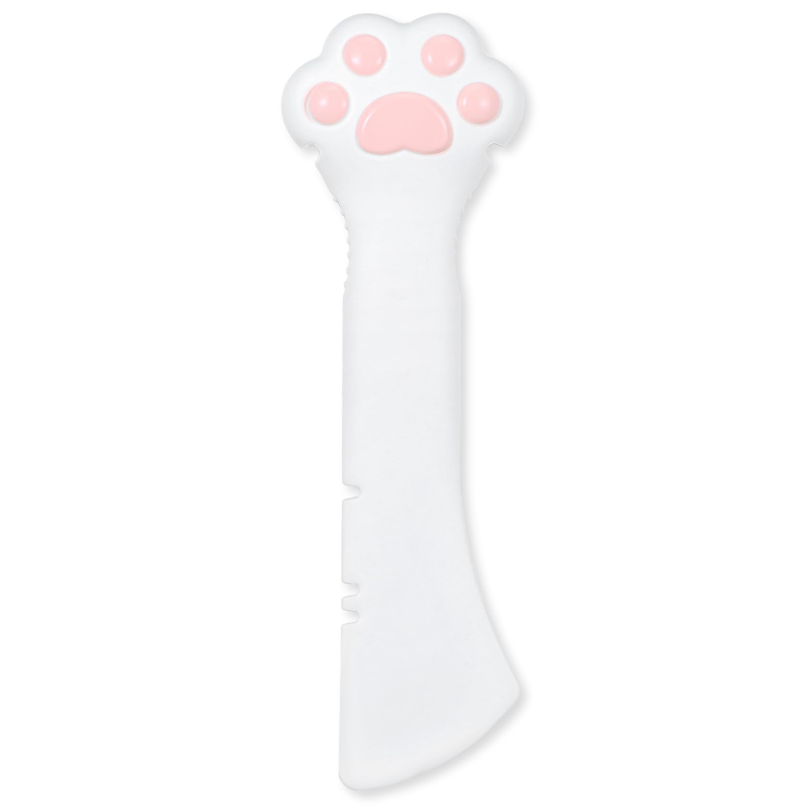 ZORVYN Katzenfutter Löffel Mit Dosendeckel | Pfotenform Silikon | Dosenöffner & Aufbewahrung