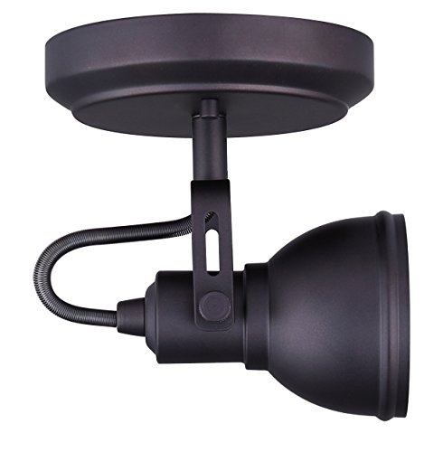 Image of Canarm ICW622A01ORB10 LTD Polo 1 Light Ceiling /Wall, Oil Rubbed Bronze with Adjustable Head, Oil-Rubbed Bronze (Pack of 6)
