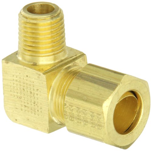 EATON Weatherhead 69X8X4 Male Elbow, CA360 Brass, 1/2