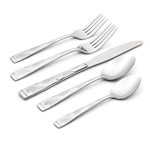 Oneida Tuscany 45-Piece Flatware Set, Service for 8, Silver